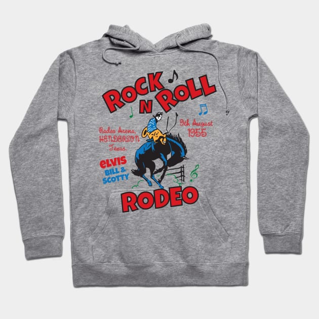 Rock N Roll Rodeo Hoodie by PopGraphics